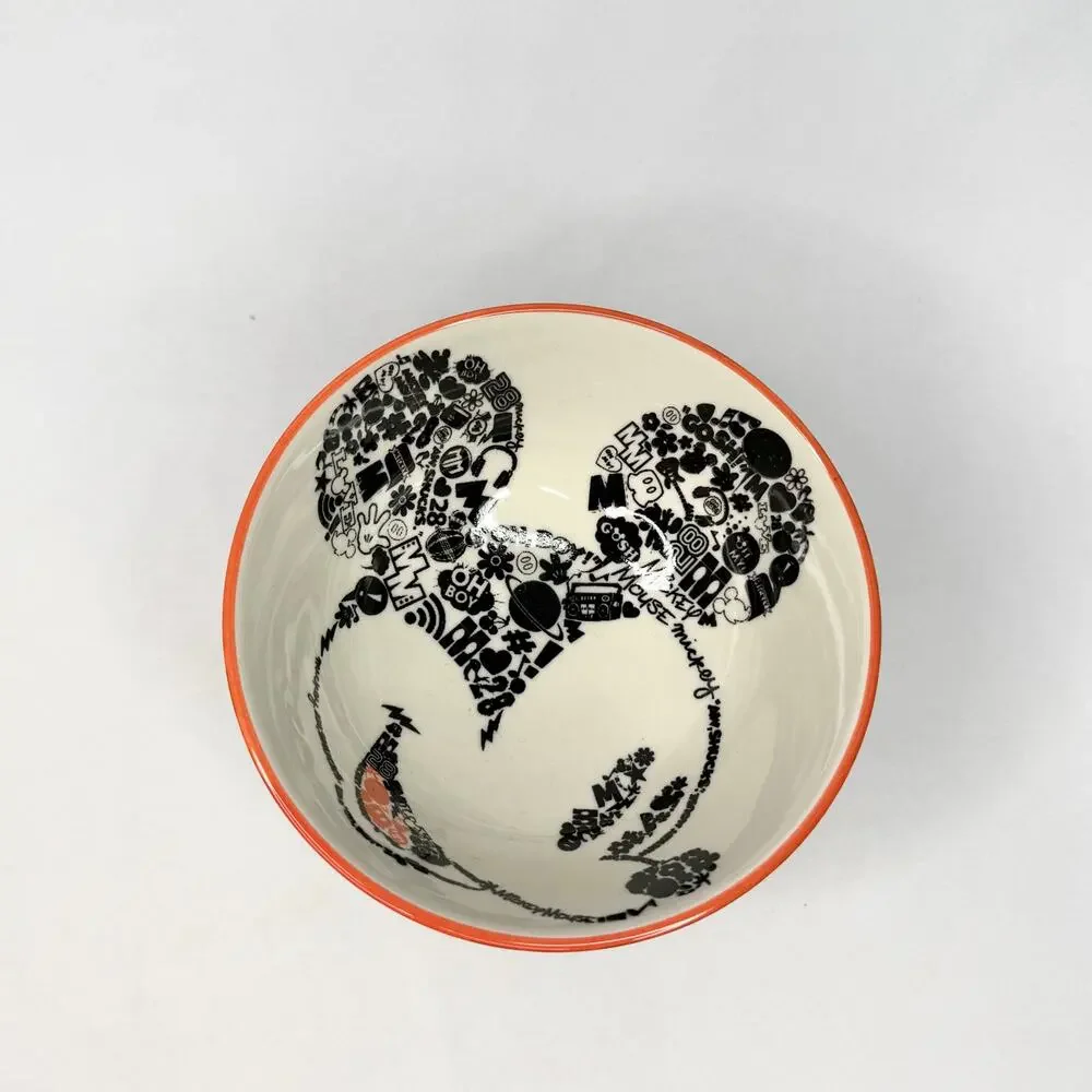 Set of 3 Disney Mickey Mouse Ceramic Bowls